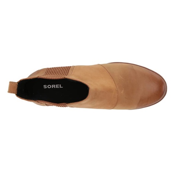 Sorel Joan of Arctic Wedge II Chelsea Boots in Camel Brown Size 6.5 NL3022 - Picture 3 of 12